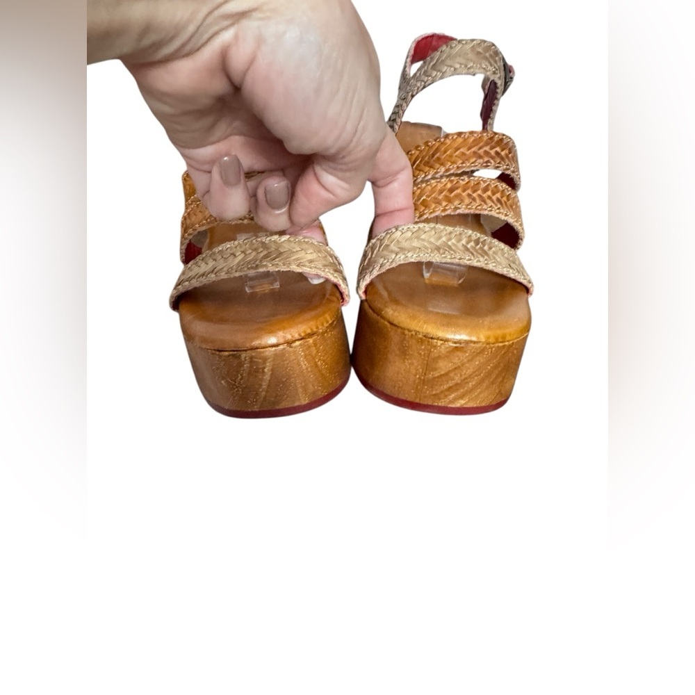 Bed Stu Voicing Braided Leather Platform Sandals - Picture 5 of 8